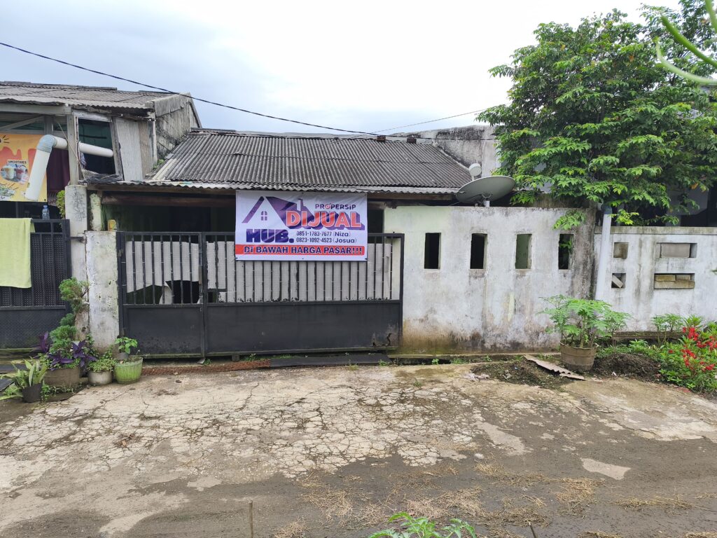 Dijual Rumah Satu Lantai di Bawah Harga Pasar, Lokasi Strategis Menuju Jakarta